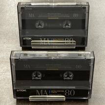 1948BT TDK MA 80分 メタル 2本 カセットテープ/Two TDK MA 80 Type IV Metal Position Audio Cassette_画像5