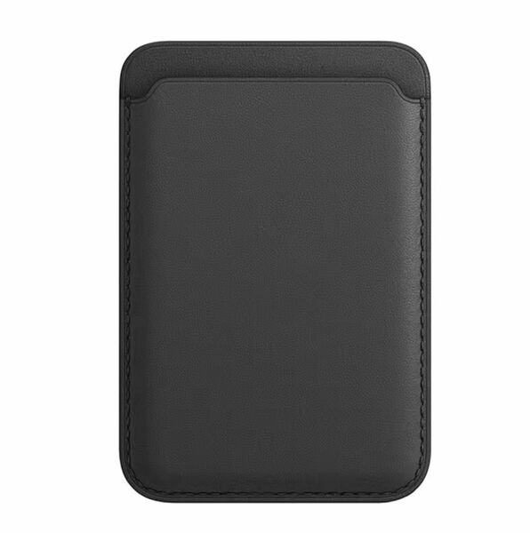 MagSafe ウォレット ブラック 磁気レザーカードクリップ iPhone専用
