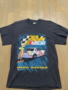 TULTEX NASCAR ワイリーコヨーテ レーシングプリントTシャツ 90s