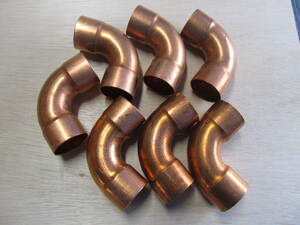 銅管用エルボ　②　３１．７５mm（艶落ち）　未使用　（保管品）