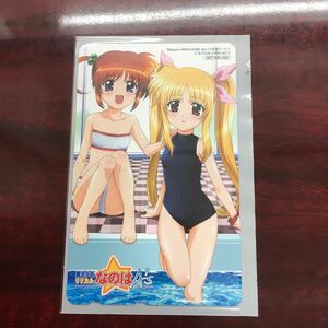 【未使用50度テレカ】魔法少女リリカルなのはA's/アニメテレホンカードメガミマガジン非売品...... 