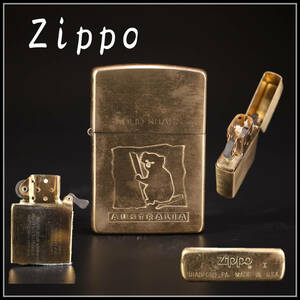 【秀】ZB383 ジッポー 【Zippo】 オイルライター AUSTRALIA／美品！ｒ