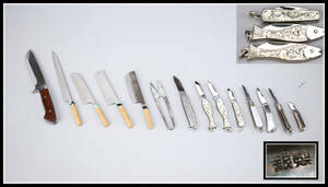 【秀】WA458 時代 銀製等 ミニナイフ 小ナイフ 14点 一括出品／美品！ｒ
