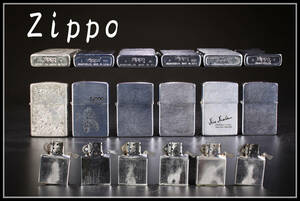 【秀】ZB385 ジッポー 【Zippo】 オイルライター 6点 一括出品／美品！ｒ