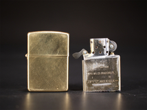 【秀】GA373 ジッポー 【Zippo】 オイルライター 【K18金】 金正味53g 全体重80g／合箱 美品！ｒ_画像3