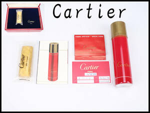 【秀】ZB407 カルティエ 【Cartier】 ライター ゴールド／共箱付 未開封品！ｒ