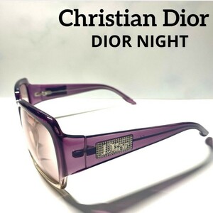 S16 Christian Dior Christian Dior солнцезащитные очки DIOR NIGHT стразы Logo каркас лиловый фиолетовый we Lynn тонн 