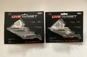 (G35) Live Target [ Bait ball buzz bait 3/8oz M]2 piece set 