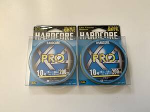  Duel [ hard core X4 PRO 1.0 number 200m yellow ]2 piece set 