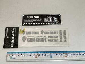 ステッカー【GAN CRAFT/ガンクラフト】２枚セット