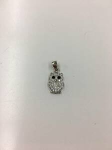 [2004] silver accessory pendant top 925 owl 354 [500101000208]