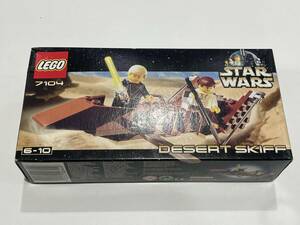 1928 нераспечатанный Lego 7104 Звездные войны десерт skifLEGO STAR WARS DESERT SKIFF 6-10