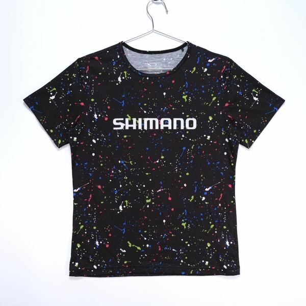 【送料無料】SHIMANO(シマノ)/SH-096T Tシャツ(半袖)/ロイヤルスプラッター/伊豫部健/吸水速乾/UVカット/フィッシング/釣り/Asia Lサイズ