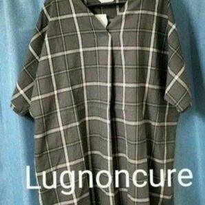 ルノンキュール　Lugnoncure 麻混スキッパーシャツ