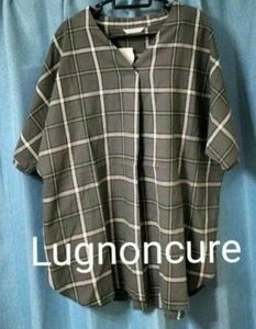 ルノンキュール　Lugnoncure 麻混スキッパーシャツ