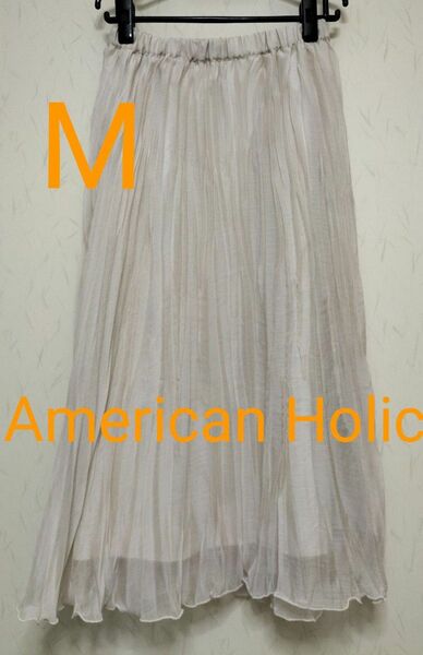 アメリカンホリック　 American Holic 丈違いプリーツスカート