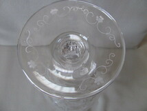 ◆イタリア製切子花瓶「ARTE MURANO　KRISTALL MERY」高さ37.5㎝・シール付き美品_画像8