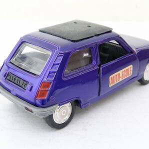 norev RENAULT 5 ルノー サンク AUTO-ECOLE 欠品 箱無 1/43 フランス製 メタルノレブ ロレの画像2