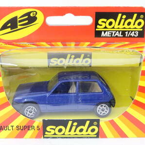 solido RENAULT SUPER 5 ガンディーニ ルノー シュペールサンク 青メタ 箱付 1/43 ポルトガル製 ハレの画像7