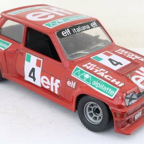 Polistil RENAULT 5TURBO HITACHI alpilatte ルノー サンクターボ 箱無 1/22 イタリア製 ニレレの画像3