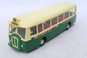 MINIALUXE SOMUA AUTOBUS PARISIEN R.A.T.P. 52 REPUBLIQUE パリバス 難有 箱無 1/43 フランス製 プラスチック イイレ