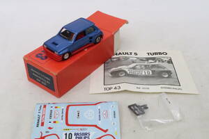 TOP43(solido) kit RENAULT 5Turbo PHILIPS Renault thank turbo defect have box attaching 1/43 France made Logo 