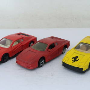 3インチミニカー FERRARI TESTAROSSA フェラーリ テスタロッサ 箱無 3台 クコの画像1