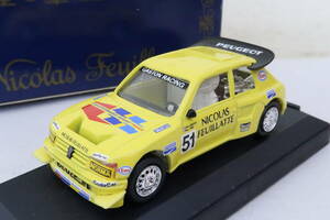 VITESSE PEUGEOT 205 Turbo16 Palmes d'or Nicolas Feuillatte プジョー 箱付 1/43 ポルトガル製 イシコ