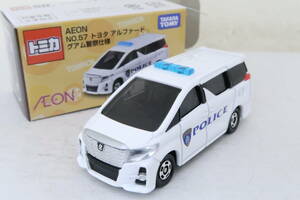 AEON トミカ TOYOTA ALPHARD トヨタ アルファード グアム警察仕様 箱付 TOIMCA ハレ