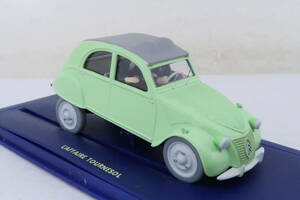 HERGE TINTIN CITROEN 2CV シトロエン 急ブレーキ タンタン漫画劇中車 1/43 イロレ