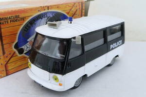 NOREV HACHETTE PEUGEOT J7 POLICE Peugeot Police van box attaching 1/43ikore