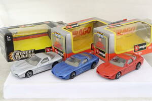 Bburago CHEROLET CORVETTE '97 Chevrolet Corvette box attaching 3 pcs 1/43 Italy made sayore