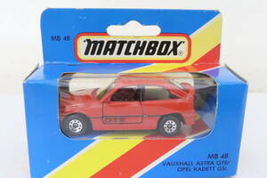 matchbox VAUXHALL ASTRA GTEbogzo-ru Astra unopened maca o made nare