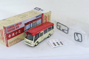 tomica LIMITED VINTAGE NEO TOYOTA COASTER トヨタ コースター 香港ミニバス 赤屋根 トミカ 箱付 1/64 イコレ