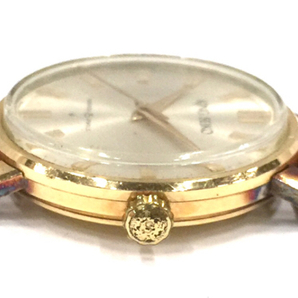 セイコー キングセイコー 手巻き 機械式 腕時計 メンズ ゴールドカラー文字盤 稼働品 社外ベルト QR052-251の画像3