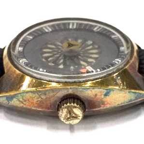 Ernest Borel 自動巻 オートマチック 腕時計 レディース 稼働品 社外ベルト ファッション小物 QR052-204の画像3