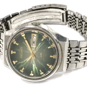 セイコー ロードマチック デイデイト 自動巻 オートマチック 腕時計 メンズ 純正ブレス グリーン文字盤 QR052-225の画像4