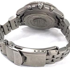 セイコー ランドマスター サミッター クォーツ 腕時計 7K32-0A10 チタン 純正ブレス 稼働品 純正ブレス SEIKOの画像5