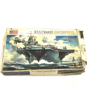 日本ホビー 1/800 U.S.S CVAN65 エンタープライズ 世界最大の原子力空母 プラモデル 未組立品