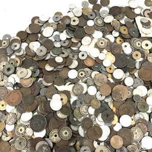 1円 日本古銭 中国古銭 硬貨 コイン 紙幣 貨幣 等 大量セット 総重量 約17Kg まとめ セット 骨董 ビンテージの画像4