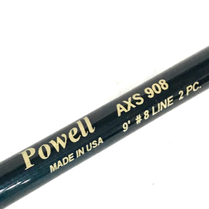 Powell AXS 908 2ピース フライロッド 釣竿 釣具 フィッシング用品 QR051-425の画像1