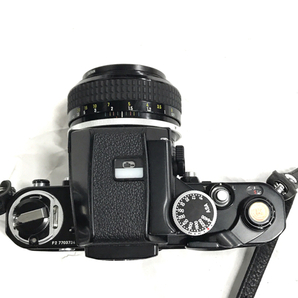 Nikon F2 フォトミックA ブラック Ai NIKKOR 55mm 1:1.2 含む 一眼レフフィルムカメラ レンズ セットの画像7