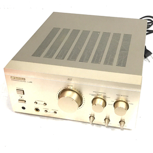 1 jpy SANSUI A-α99 pre-main amplifier Inte gray tedo amplifier operation verification settled audio equipment 