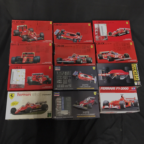 フェラーリ Ferrari F1-2000 312T2 126C2 126CK 641/2 F1 87/88C モラモデル 未組立 まとめ セットの画像1