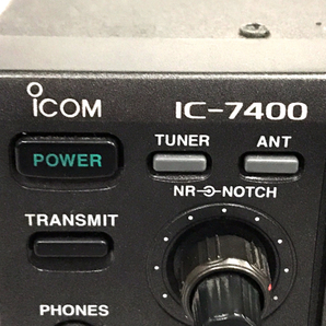 ICOM アイコム IC-7400 HF/VHF TRANSCEIVER トランシーバー 無線機 通電動作未確認の画像9
