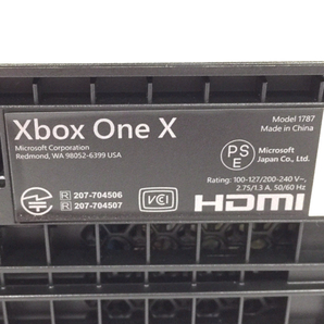 1円 Microspft Xbox One X ゲーム機 本体 通電確認済み 付属品有りの画像4
