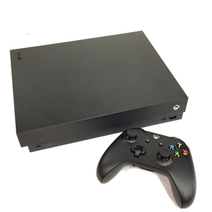 1円 Microspft Xbox One X ゲーム機 本体 通電確認済み 付属品有りの画像1