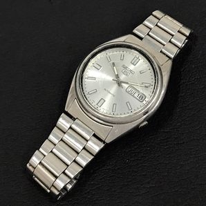 セイコー デイデイト 自動巻 オートマチック 腕時計 7S26-0480 メンズ シルバーカラー文字盤 純正ブレス QR052-276の画像4