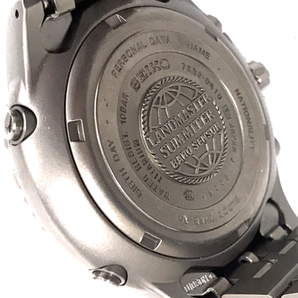 セイコー ランドマスター サミッター クォーツ 腕時計 7K32-0A10 チタン 純正ブレス 稼働品 純正ブレス SEIKOの画像2
