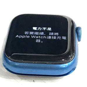 1円 Apple Watch Series7 41mm GPS+Cellularモデル MKHU3J/A A2476 ブルー スマートウォッチ 本体の画像2
